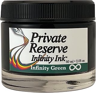 Infinity Red – Premium 60ml Fountain Pen Ink Bottle | Bold Red with Extended Cap-Off Time & No-Clog Formula | Archival Quality & pH-Balanced