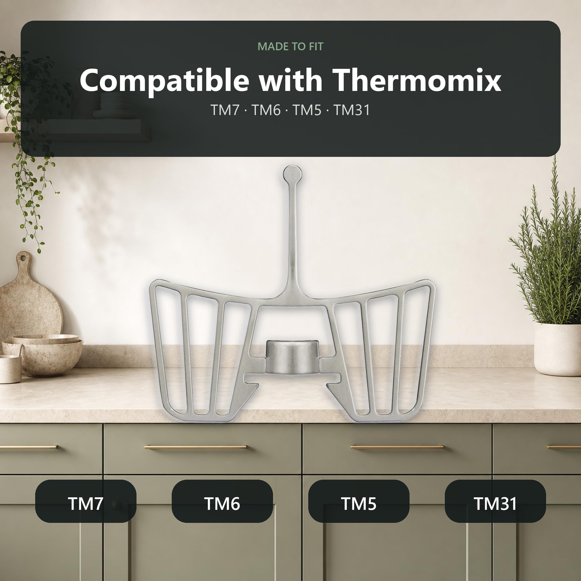 Zestaw trzepaczek do Thermomix TM6 TM5 TM31, zamiennik akcesoriów Butterfly