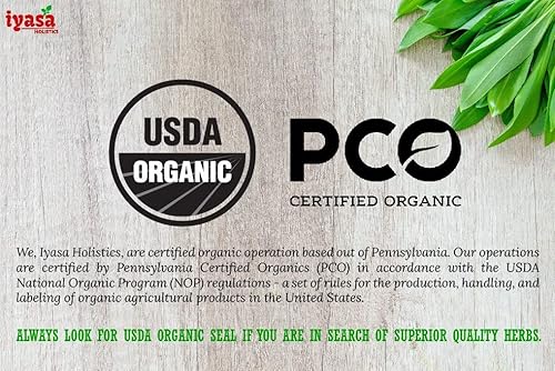 Miniatura 4 de Polvo de bacopa orgánico (hoja de Brahmi), superalimento ayurveda orgánico certificado, tónico para el cabello y el cerebro, bolsa resellable de 8