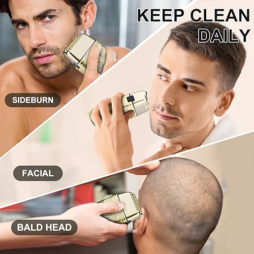 Miniatura 7 de Suttik Electric Foil and Bald Shavers for Men,Electric Razor for Men,Close Cutting Head Shavers Beard Trimmer, Gift for Men