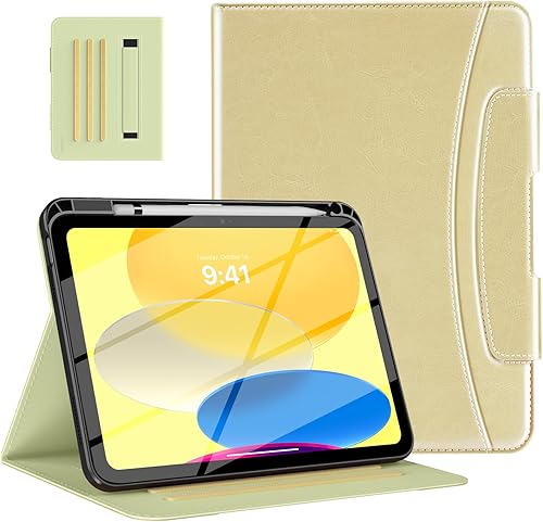 MoKo Funda para iPad de 10 generación para iPad de 10.9 pulgadas 2022, funda para iPad de 10 generación visión multiángulo Funda inteligente con