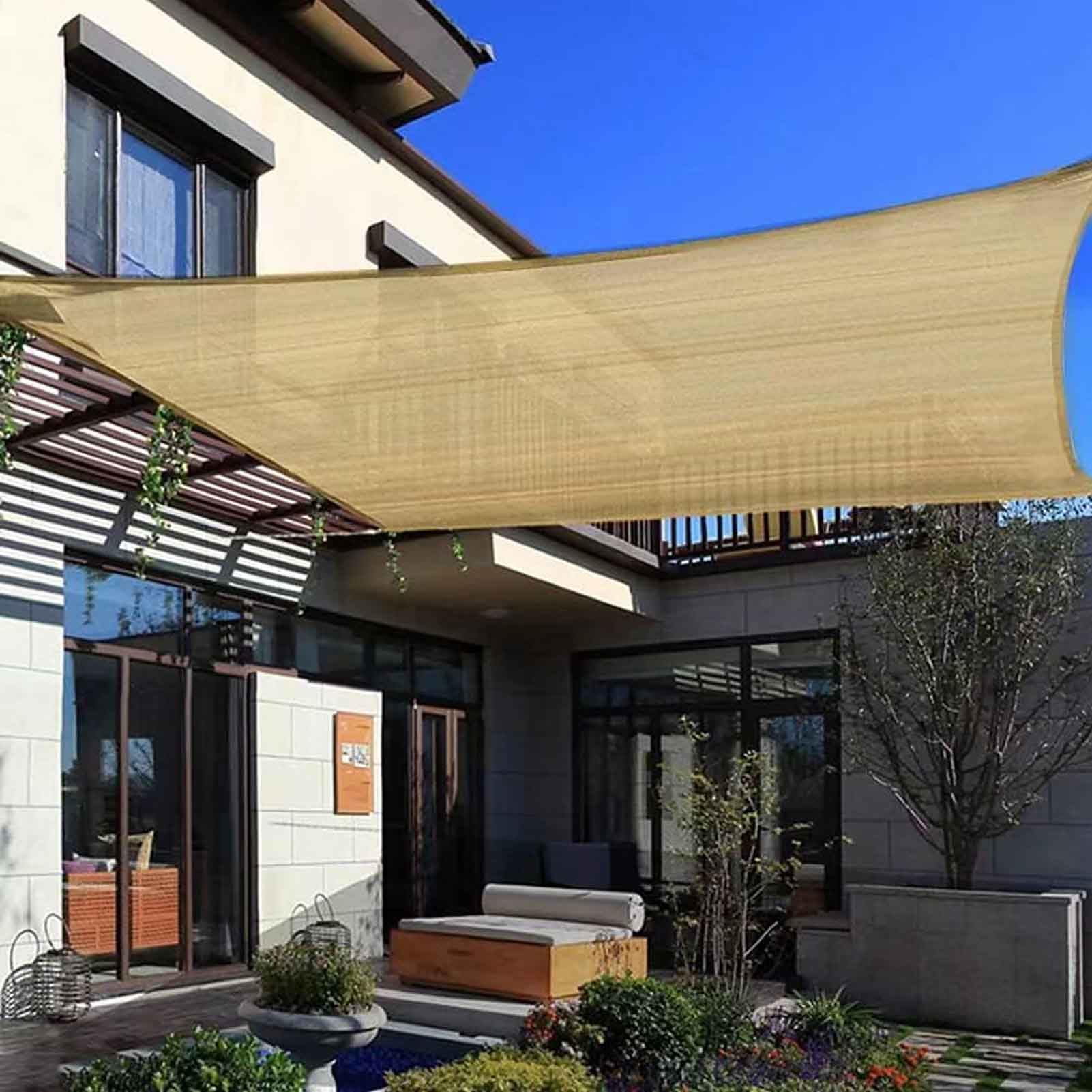 Amazon.com : Sun Shade Sail 4m x 6m Rectangle Shade Sails