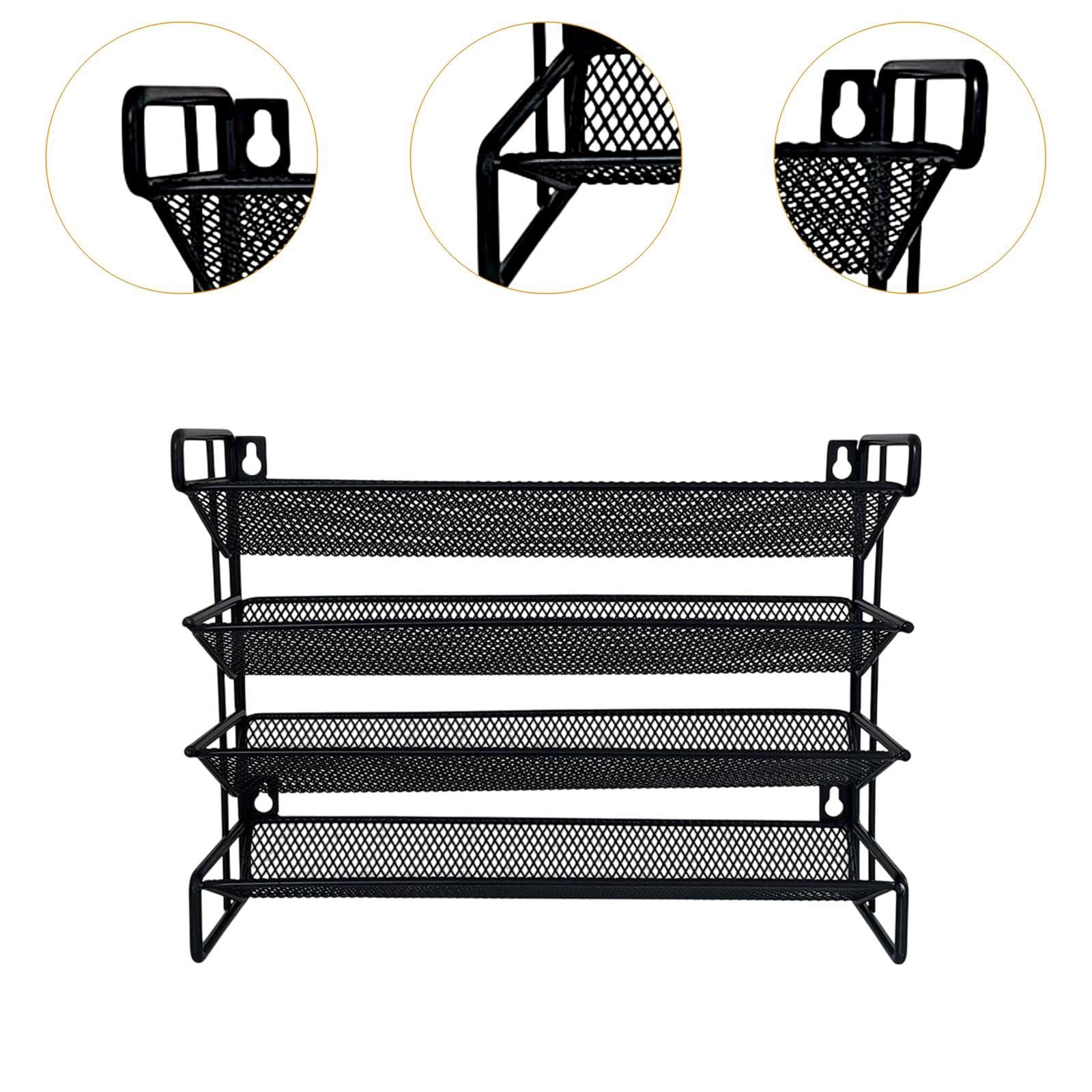 Estante para Especias de 4 Niveles, Estante para Botellas de Especias, Moderno, Estantes para Encimera de Cocina, Organizador de Especias Y Condimento