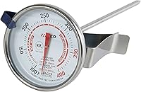 Vista 2 de Winco Termómetros para refrigerador/congelador con ventosas, 2-7/8 pulgadas por 5/8 pulgadas, paquete de 2