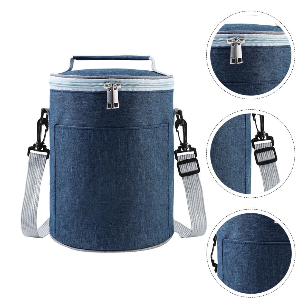 Bolsa Térmica Portátil para Comida Aislamiento, Ligera y Compacta de Tela Oxford Adecuado para Camping y Picnic, Contenedor de Almacenamiento