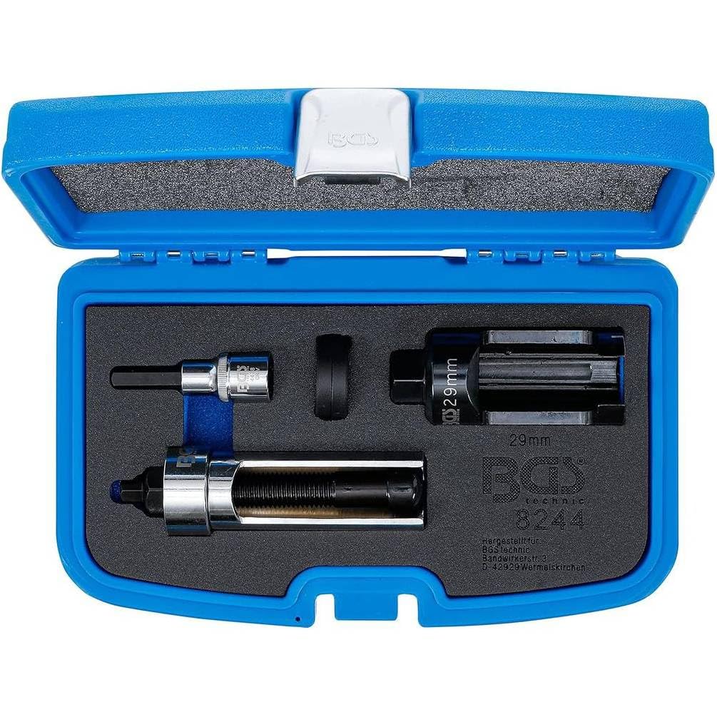 Extractor de inyectores 4 piezas para motores CDI Mercedes-Benz - Herramienta precisa y duradera, acero - D-Work