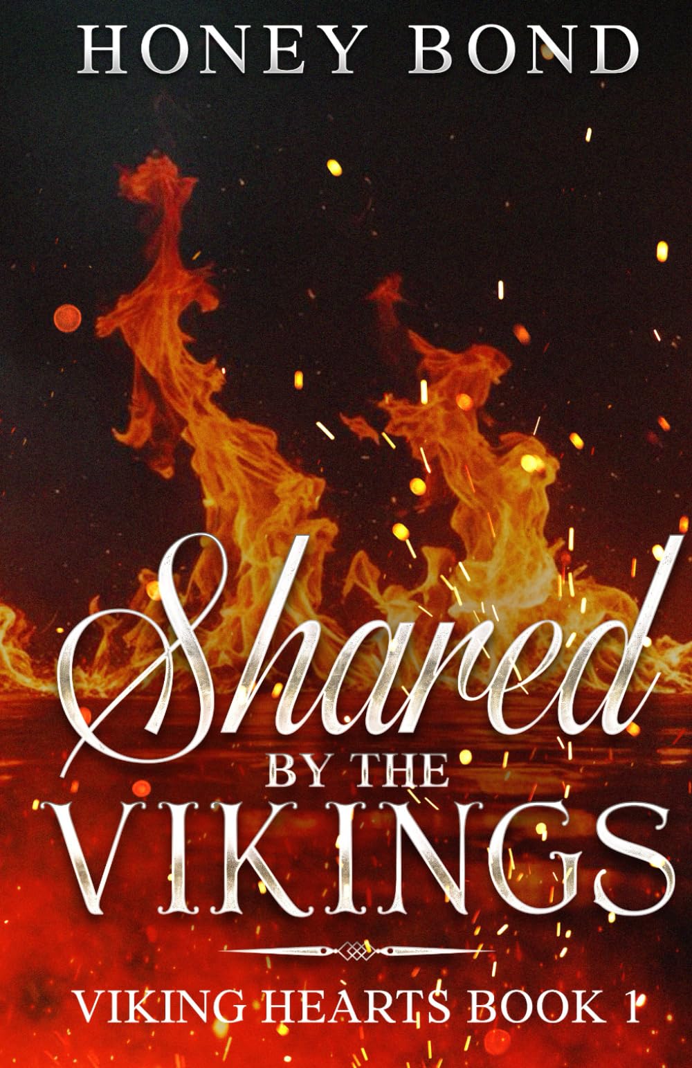 Shared by the Vikings: A Reverse Harem, MFM, Spicy Viking Romance (Viking Hearts Trilogy)