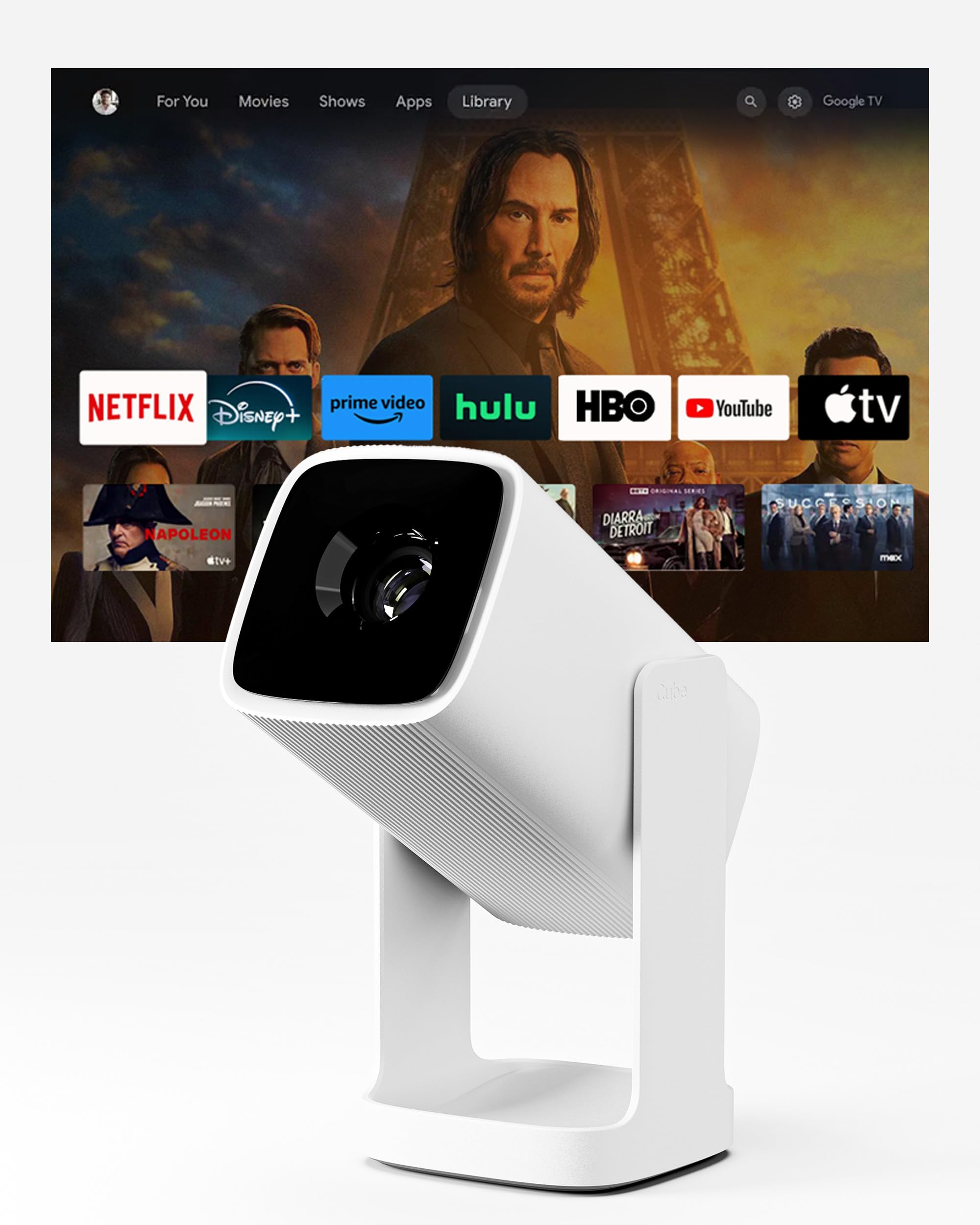 Projecteur intelligent Android TV Wanbo Cube 1 Pro avec haut-parleur Bluetooth - 8