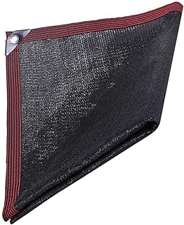 GANAZONO 1Pc Rede De Sombra De Jardim Cobertura De Pérgula Rede De Bloco De Pano Rede De Proteção Solar De Areia Rede De Guarda-Sol Ao Ar Livre Rede De Rede De Flores Pretas