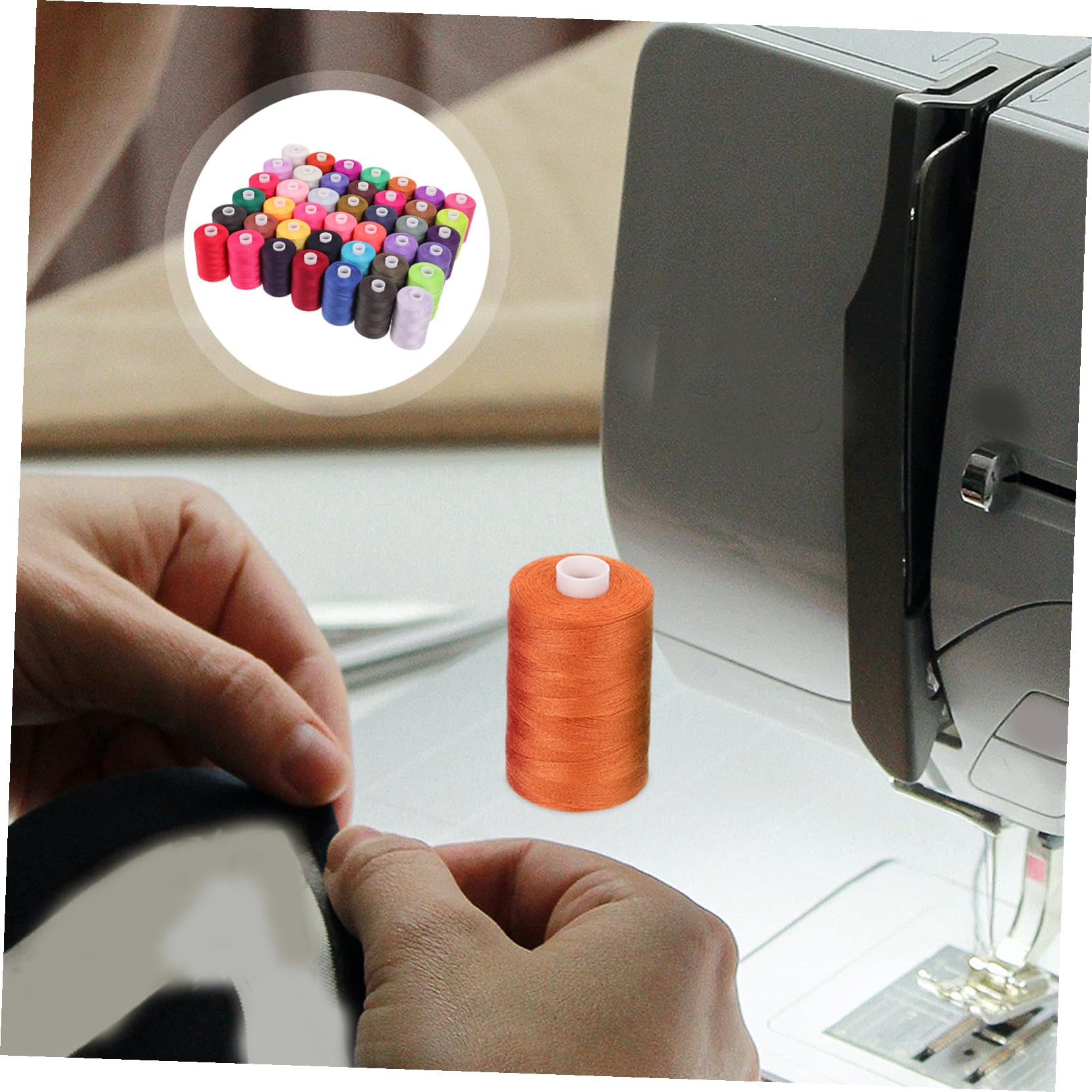 Nähgarnset mit 42 Spulen, 1000 Yards Polyester, Farbig