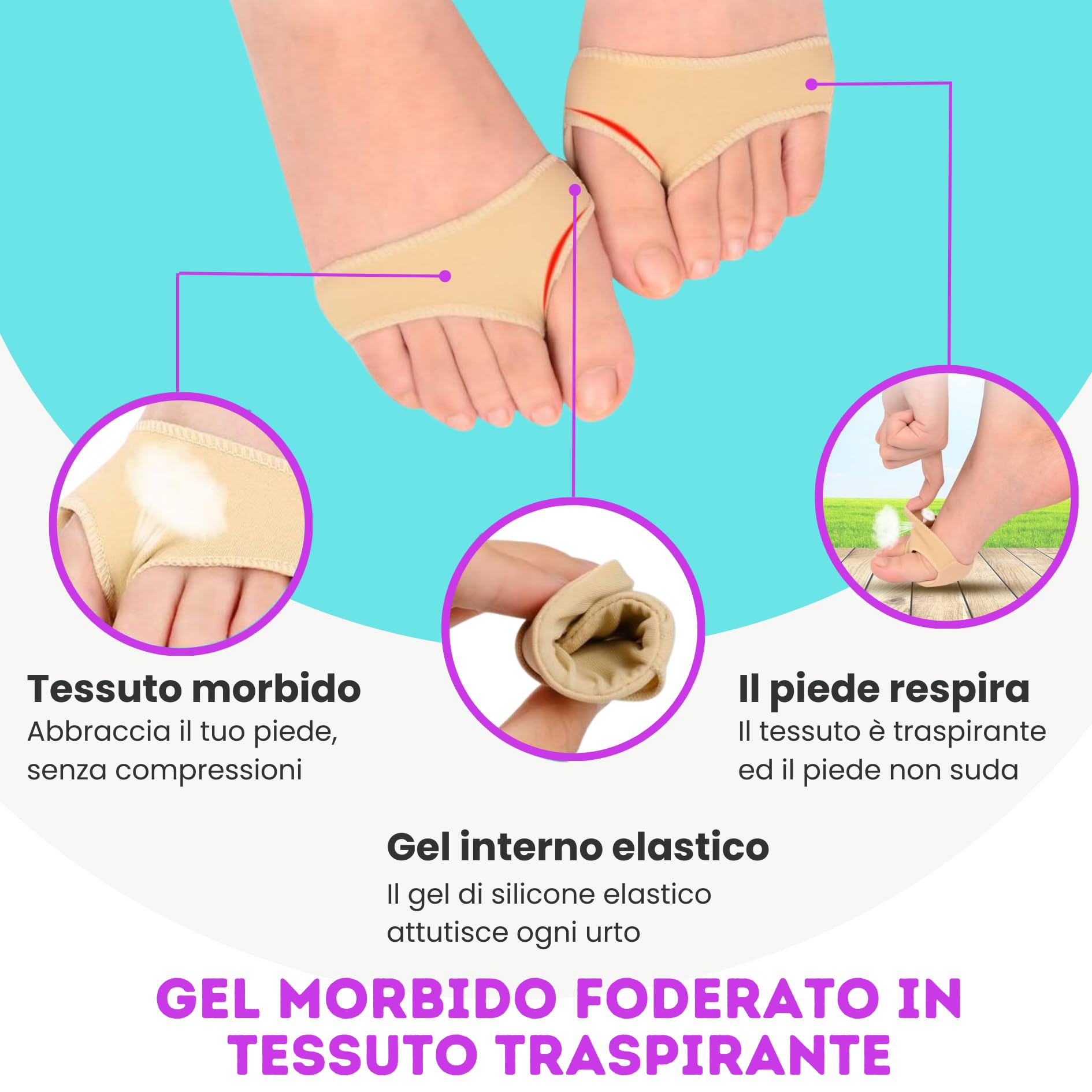 Cuscinetto Metatarsale In Gel | Confronta Prezzi - Foto 5