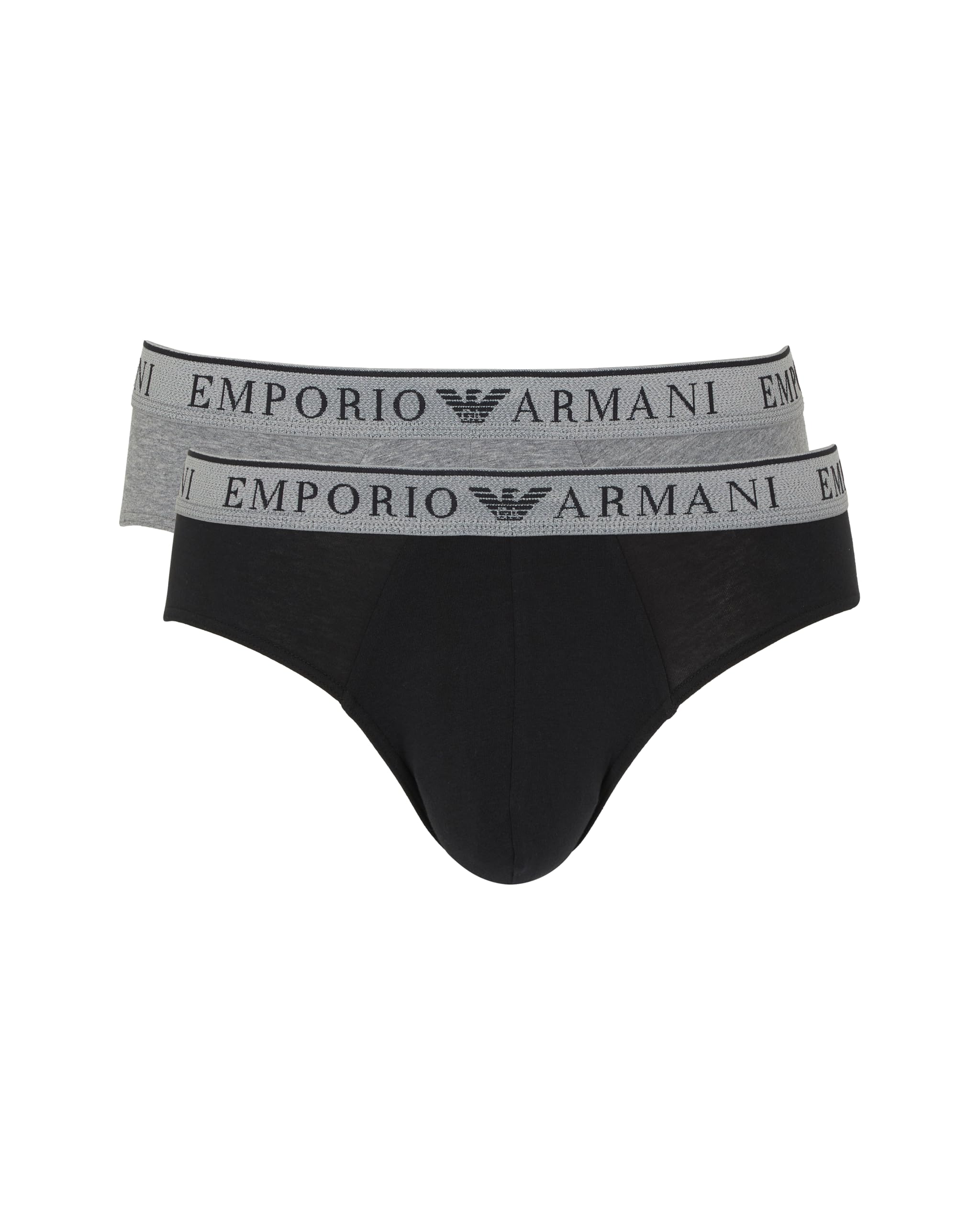 Emporio Armani Man's Endurance 2-Pack Brief Black M
