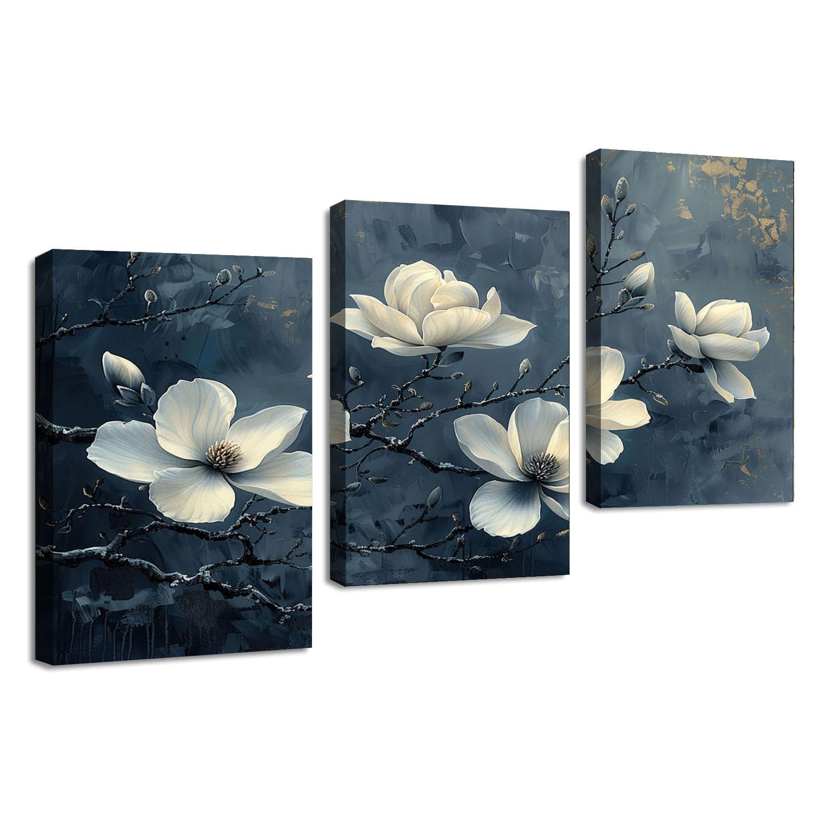 Papier peint plage turquoise triptyque salon 3 pans de 50x70cm - 8