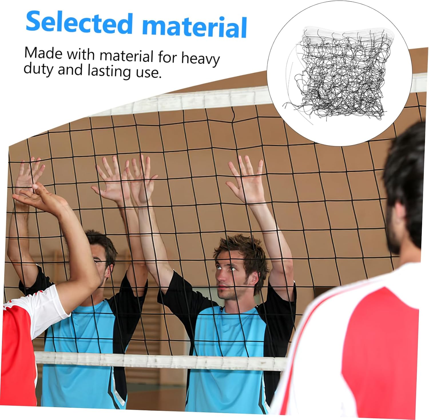 KOMBIUDA Professional Polypropylene Braided Volleyball Net Outdoor Indoor Net for Sports Replacement