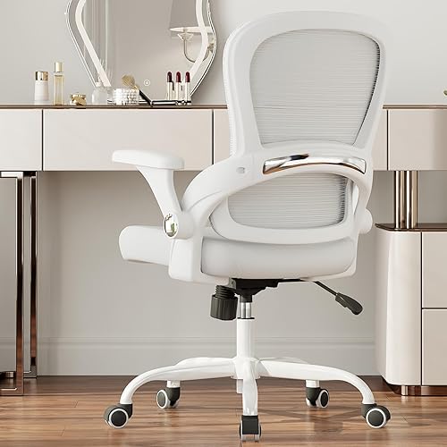 TRALT Silla de oficina ergonómica con soporte trasero, sillas de escritorio de oficina en casa, silla de escritorio cómoda, silla de computadora,
