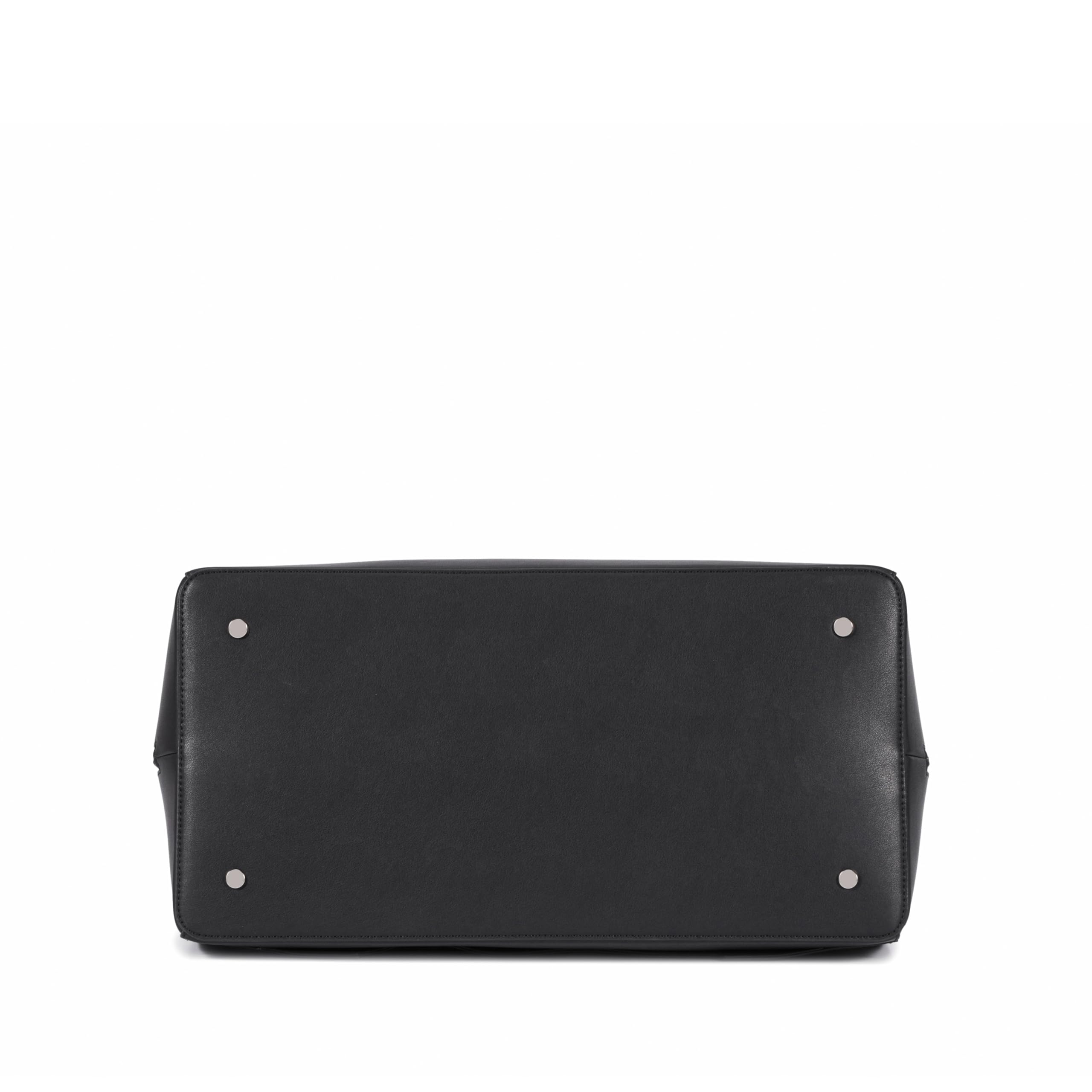 Voyage Genuine Leather Weekender Duffel Bag (Black) - Carlheim