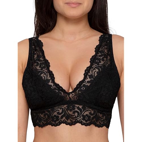 Smart & Sexy Signature Lace Deep V, Wireless Bralette for Women, available in Multi Packs