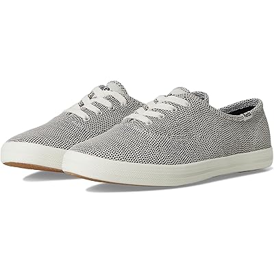 Женские кроссовки Keds Champion Leather Lace Up white/black dalmata leather