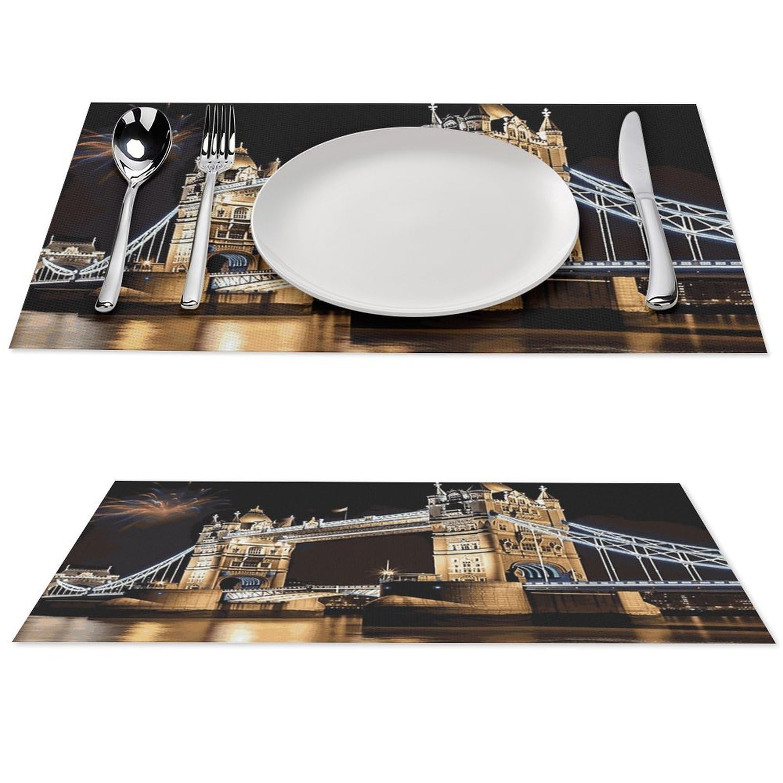 Set de table thermorésistant en PVC pour décorer la salle à manger et la table de nuit