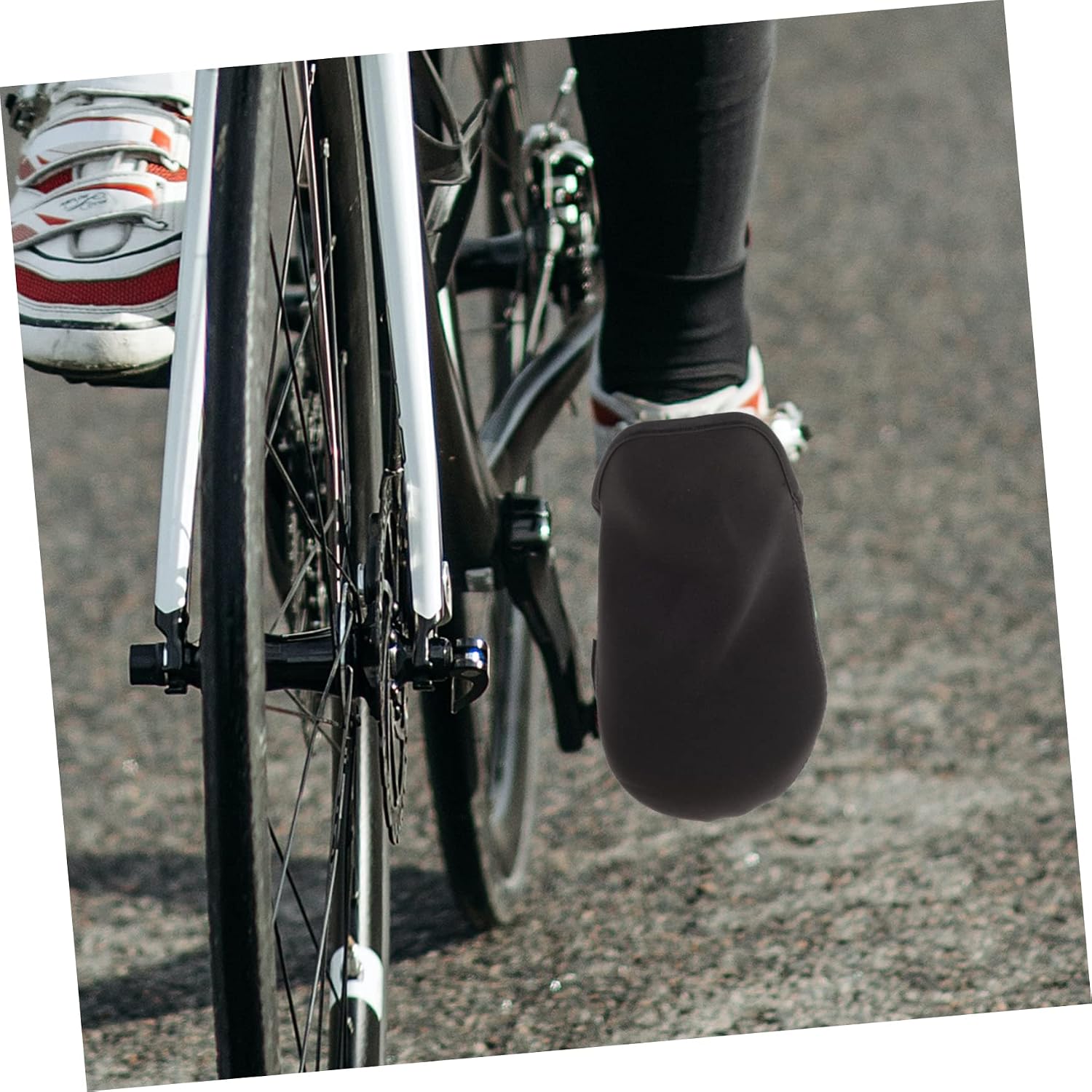 Mikikit Bicycle Socks Protector Toe Warmer Shoes Cover Cycling Shoe Covers Cycling Overshoes Waterproof Shoe