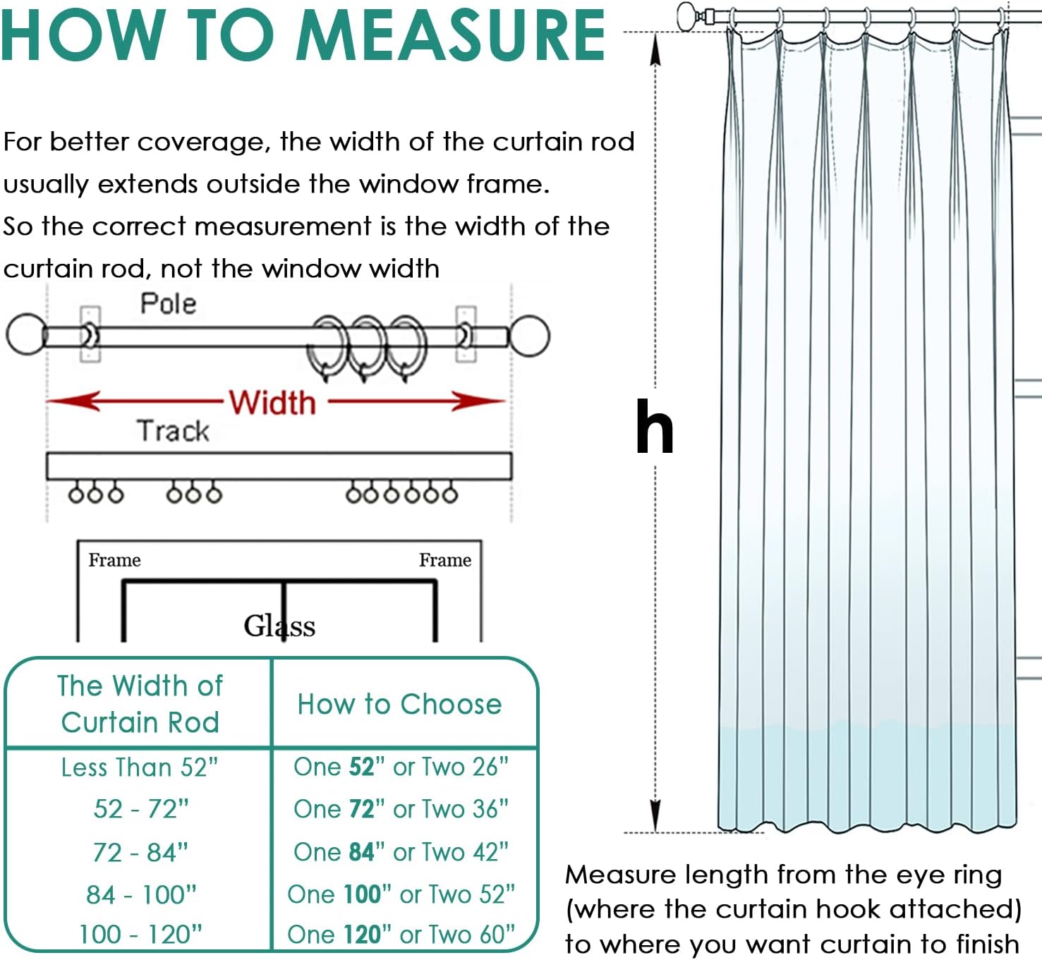 TWOPAGES Light Filtering Linen Drapes Pinch Pleated Curtains Classic Greek Key Trim Vertical Pattern Curtains Window Treatments for Living Room Kitchen (Fog, 52W x 90L Inches, 2 Panels)