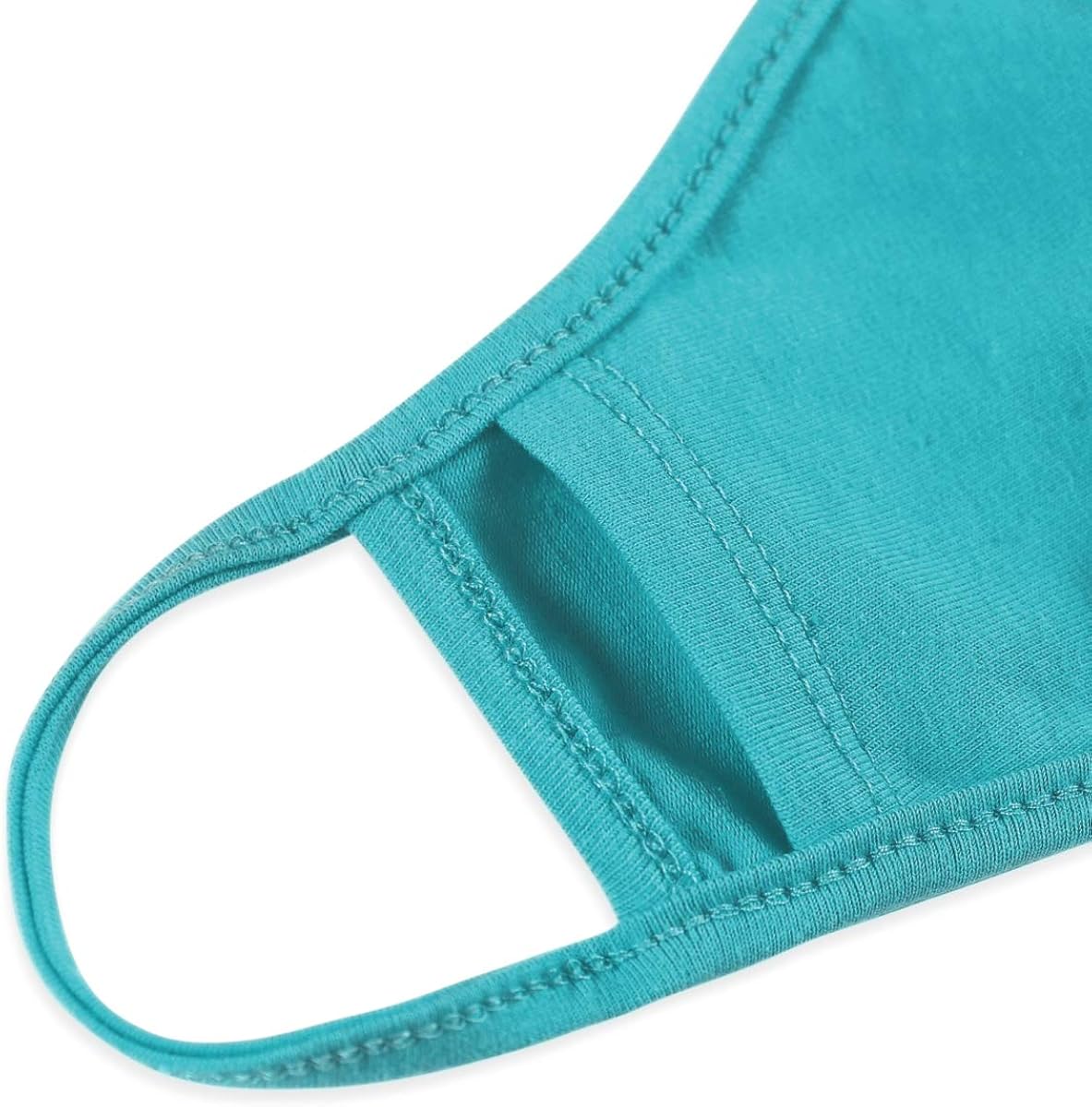 RIAH FASHION Reusable Fabric Face Mask with Filter Insert Pocket Unisex - Washable Breathable Print Cloth Mouth Shield Protection Comfy