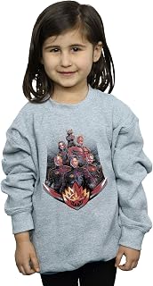 Marvel Girls Guardians of The Galaxy Vol.3 Distressed Group Pose Sweatshirt