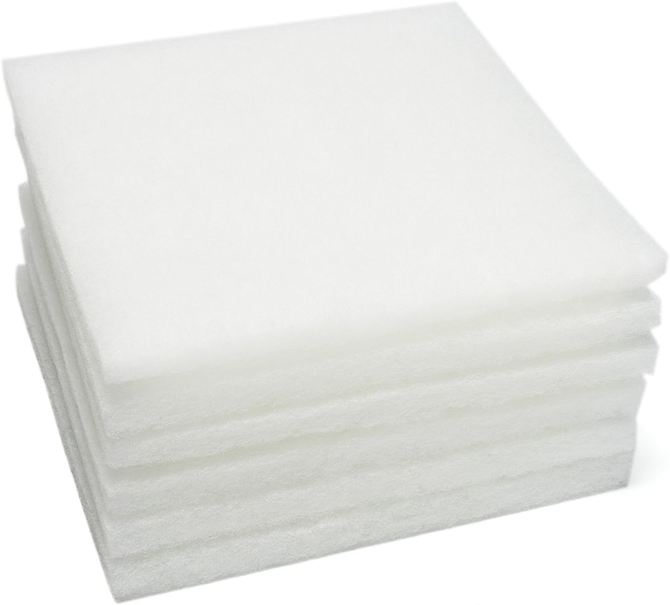 LTWHOME Square Polyester Filter Pads Fit for Danner 12202 Pondmaster PM 1000 and PM 2000 (Pack of 6)