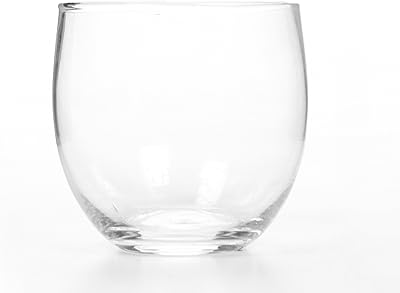 Hosley's Set of 12 Clear Glass Tea Light Holders - 2.5" Diameter. Roly Poly Style. Ideal Gift for Weddings, Parties, Reiki, Spa, Events W1