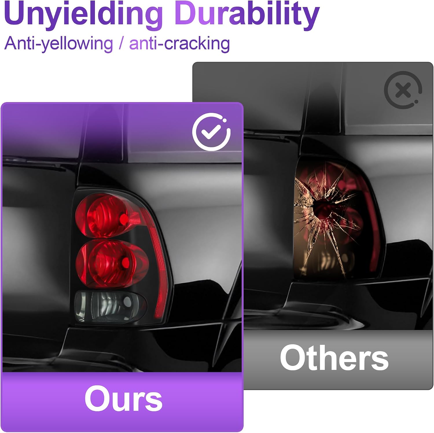 Tail Lights Assembly Fit for 02-09 Chevy Trailblazer 2002 2003 2004 2005 2006 2007 2008 2009 Trailblazer Rear Brake Tail Lights Right and Left Side