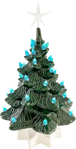 Miniatura 7 de National Artcraft Luces de cerámica para árbol de Navidad de estilo Aqua Twist (144 piezas)