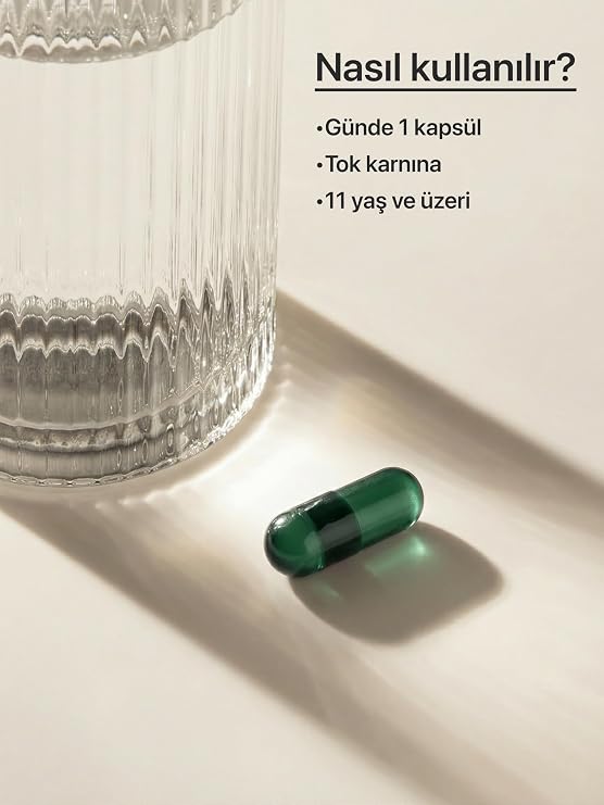 Cognitive Sitikolin, Fosfatidilserin, Safran, Ginkgo Biloba, L-Teanin, B2, B6 ve B12 Takviye Edici Gıda 30 Kapsül