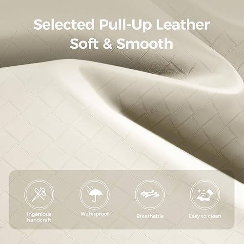 Miniatura 23 de MAISON ARTS Juego de 3 taburetes de bar de 24 pulgadas de altura de mostrador para encimera de cocina, taburetes de bar modernos tapizados 3 pcs