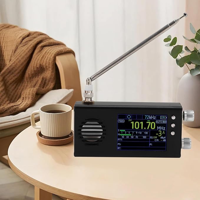 Radio Portátil VBESTLIFE Retro con Pantalla LCD 3.2" miniatura 4