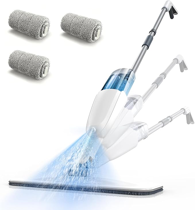 Spray Mop for Floor Cleaning with Washable Pads