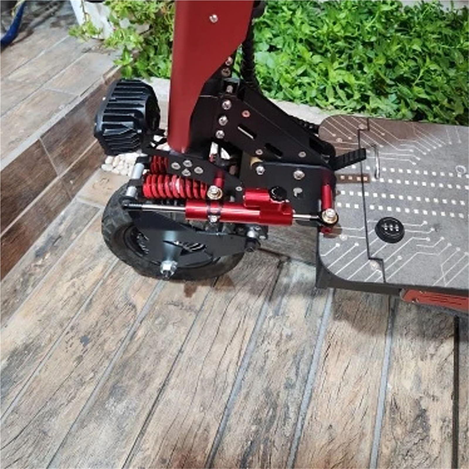 Amortisseur De Direction avec Kit Support, Pièces Rechange pour Scooter Électrique pour Inxing V5, Augmente La Stabilité À Grande Vitesse
