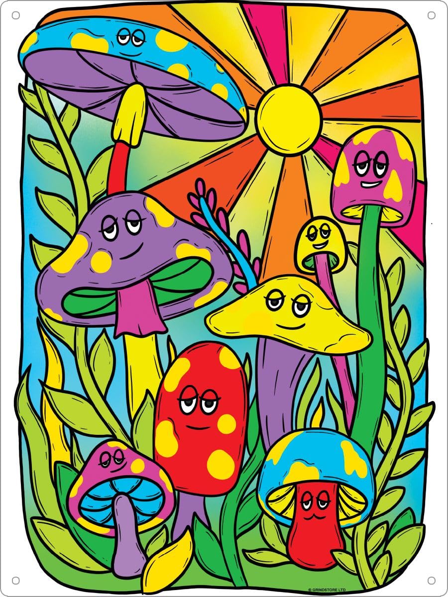 Grindstore Psychedelia Large Tin Sign