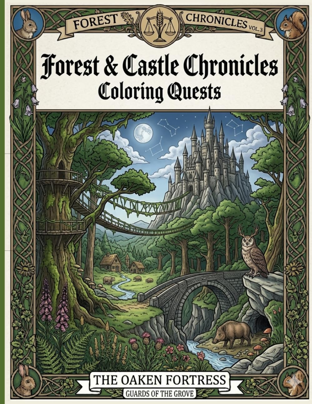 Forest & Castle Chronicles: Coloring Quests