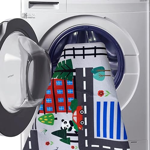 Miniatura 8 de USTIDE Alfombra educativa para niños, alfombra de juego antideslizante para niños, alfombra de aprendizaje para dormitorio, sala de juegos, sala de