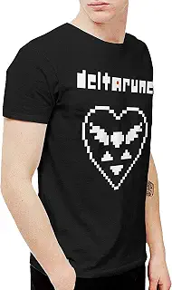 Gradoo メンズ Deltarune Tシャツブラックモダンな都市化
