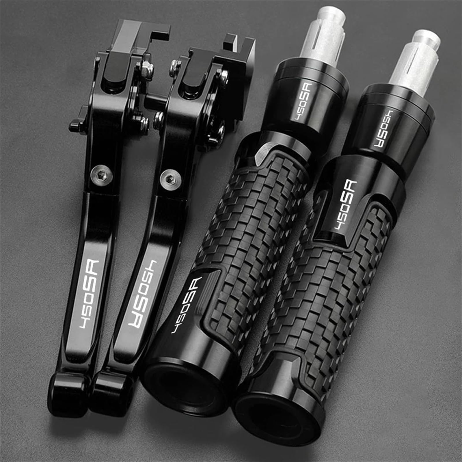 Gquikgw Black1 Replace Motorcycle Handle Bar Extendable Folding Brake Clutch Lever Handlebar For Cfmoto 450Sr 2023(Black1)