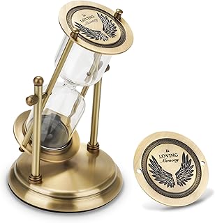 Rotating Hourglass Medium Urn for Ashes Urn for Ashes for Men Women Cremation Urn