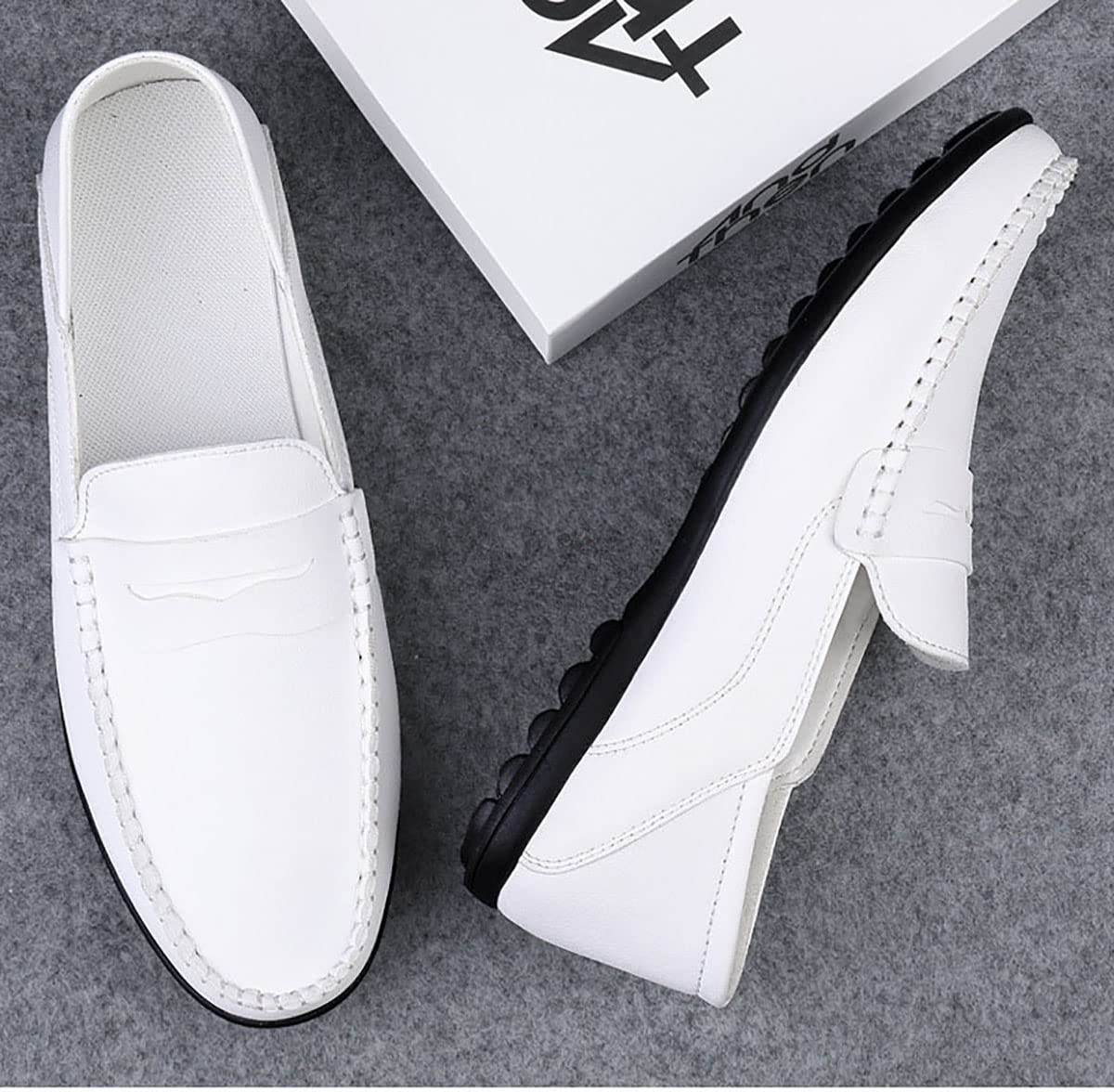 Mocassin Homme Cuir Loafer Homme Conduite Chaussures Casual,Mocassins Homme Cuir,Chaussures en Cuir Homme