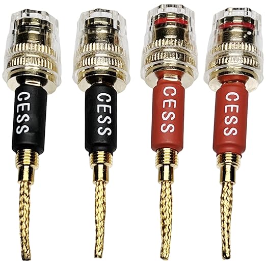 CNCESS CESS-220 Conector Banana Macho a Jack 4mm, 4 Unidades miniatura 3