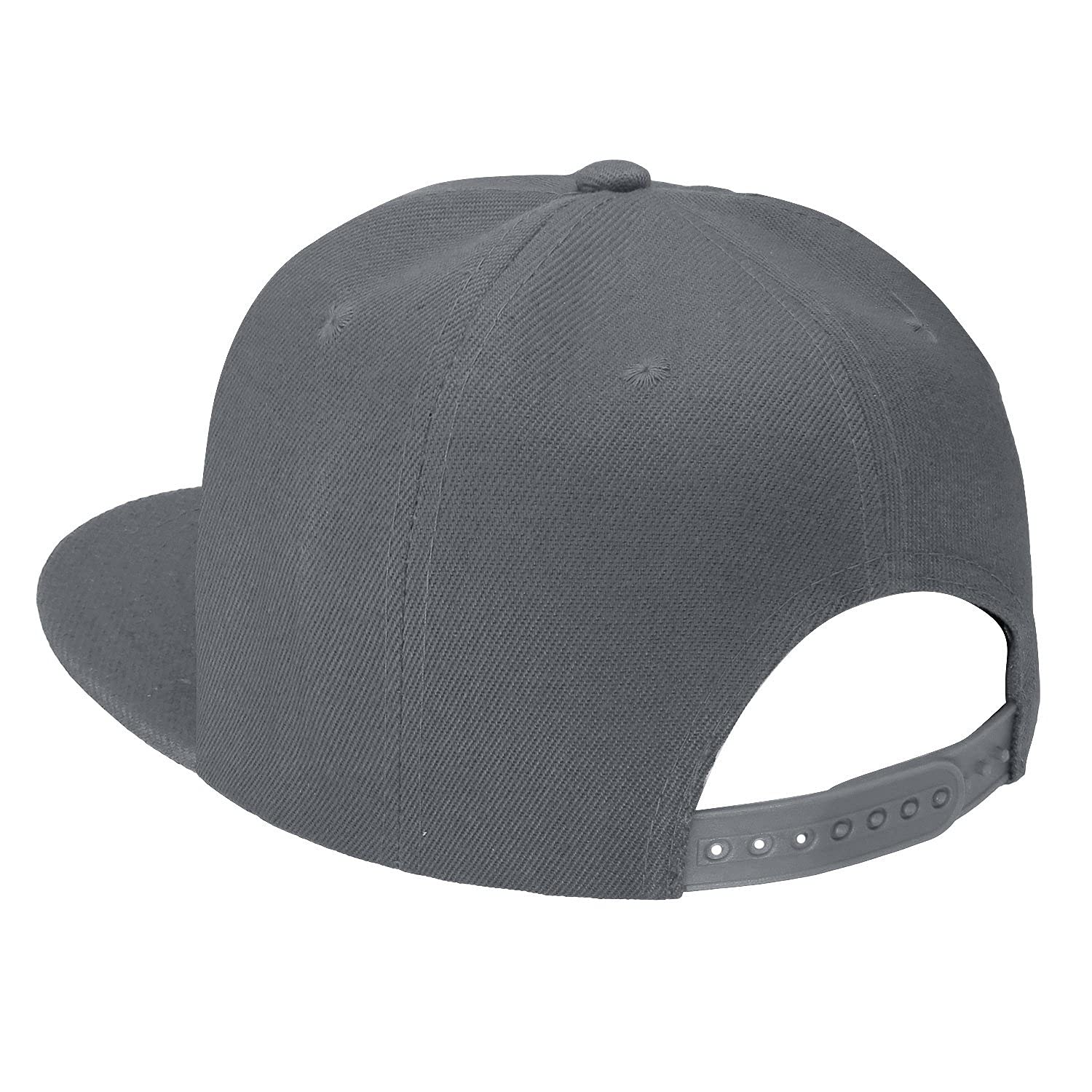 Klasyczna czapka z daszkiem typu snapback, w stylu hip-hopowym, z płaskim daszkiem, w jednolitym kolorze, z regulacją rozmiaru, rozmiar uniwersalny