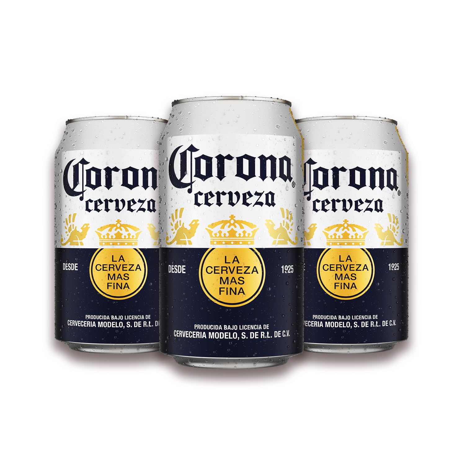 Corona, Cerveza Lager Ligera Afrutada, 3 Packs 8 Latas x 33cl