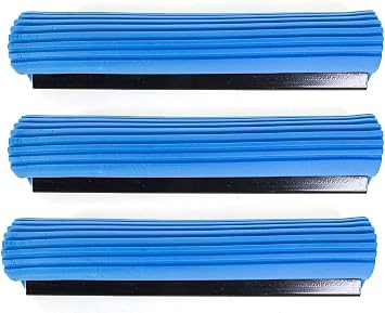 المطبخ + Home PVA Sponge Roller Mop Head Refills - 3 Pack
