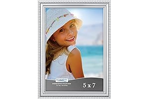 Icona Bay 5x7 Silver Picture Frame: Stunning Memories in Timeless Elegance