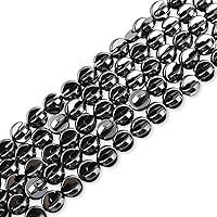 Vista 31 de HAAMIIQII 65 cuentas sueltas de hematita negra natural de 0.157 x 0.236 pulgadas, cuentas de piedra espaciadora cilíndrica para hacer joyas