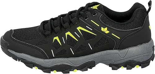 Lico Sierra High Heren Trekking- & wandellaarzen, Antraciet/limoen, 40 EU